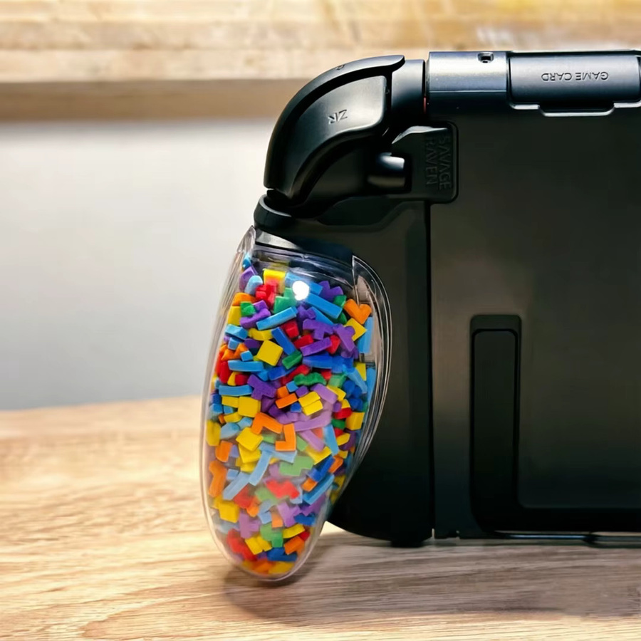 EASYGRITTY NeoGrip Fission Grip Set für Nintendo Switch 2 JoyCon in Savage Raven Style, ergonomisches Gamepad-Zubehör in Multicolour - Bild 6