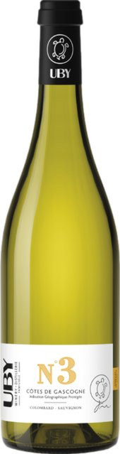 Uby N°3 Colombard Sauvignon, Côtes de Gascogne IGP, trocken, 2025, Weißwein 0,75 l - Bild 1