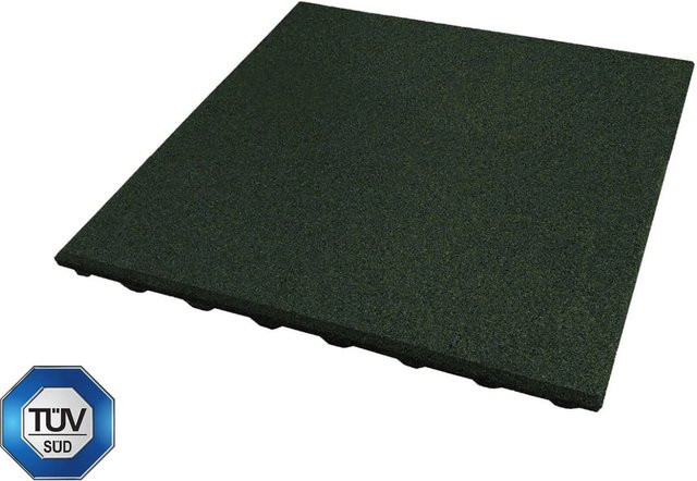 HPFloor Fallschutzmatte in Grün, B/T: 50 x 50 cm, Höhe: 4,3 cm - Bild 1