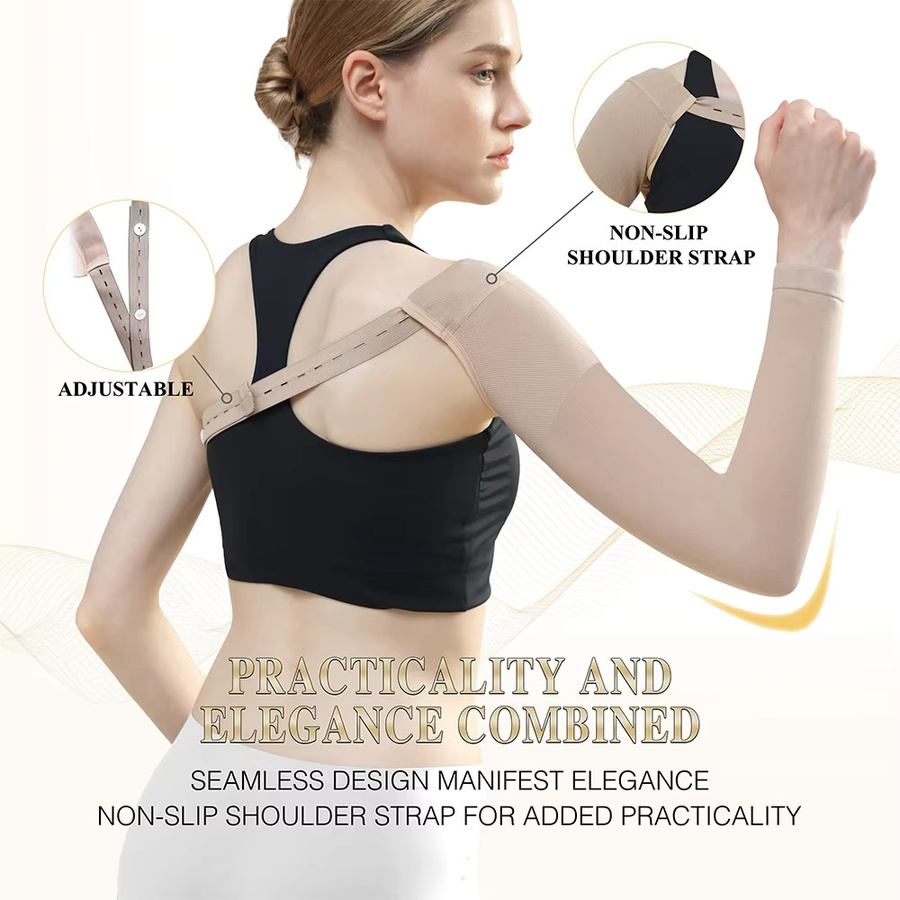 Kompression Armhülse Unisex, Anti-Schwellung, 20-30 mmHg - Bild 3