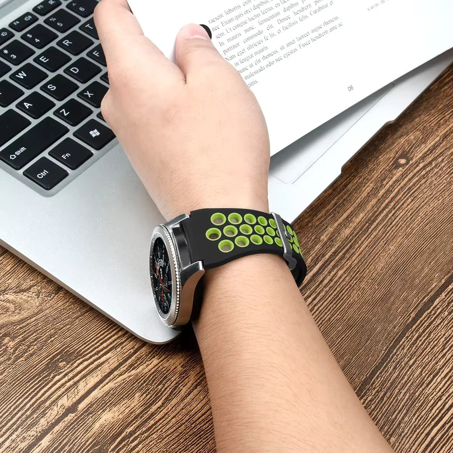 Uhrenarmband Silikon, bunt, 22 mm, Unisex - Bild 5