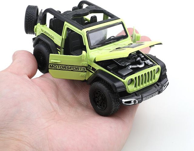 Linyi toy car Cabrio Wrangler Geländewagen, 1:36, Druckgussmetall, ab 4 Jahren - Bild 1