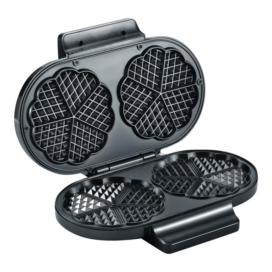 Severin Duo-Waffeleisen WA 2106 in Schwarz mit 1.200 W - Bild 2