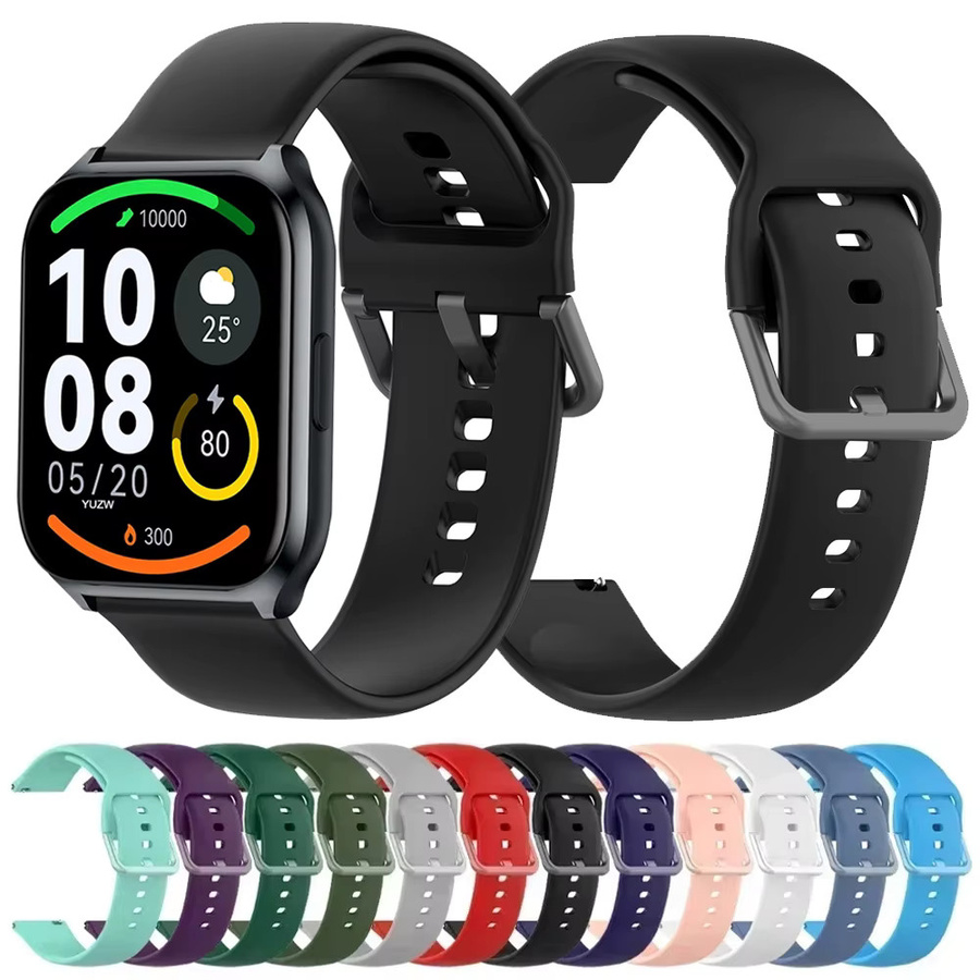 Haylou Uhrenarmband Silikon, 20 mm, 22 mm, multicolor - Bild 5