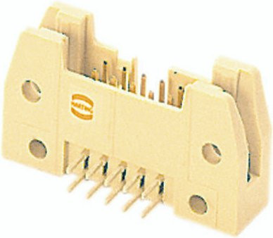 HARTING Messerleiste 09195507923 aus Messing in Beige mit 2 Reihen - Bild 1