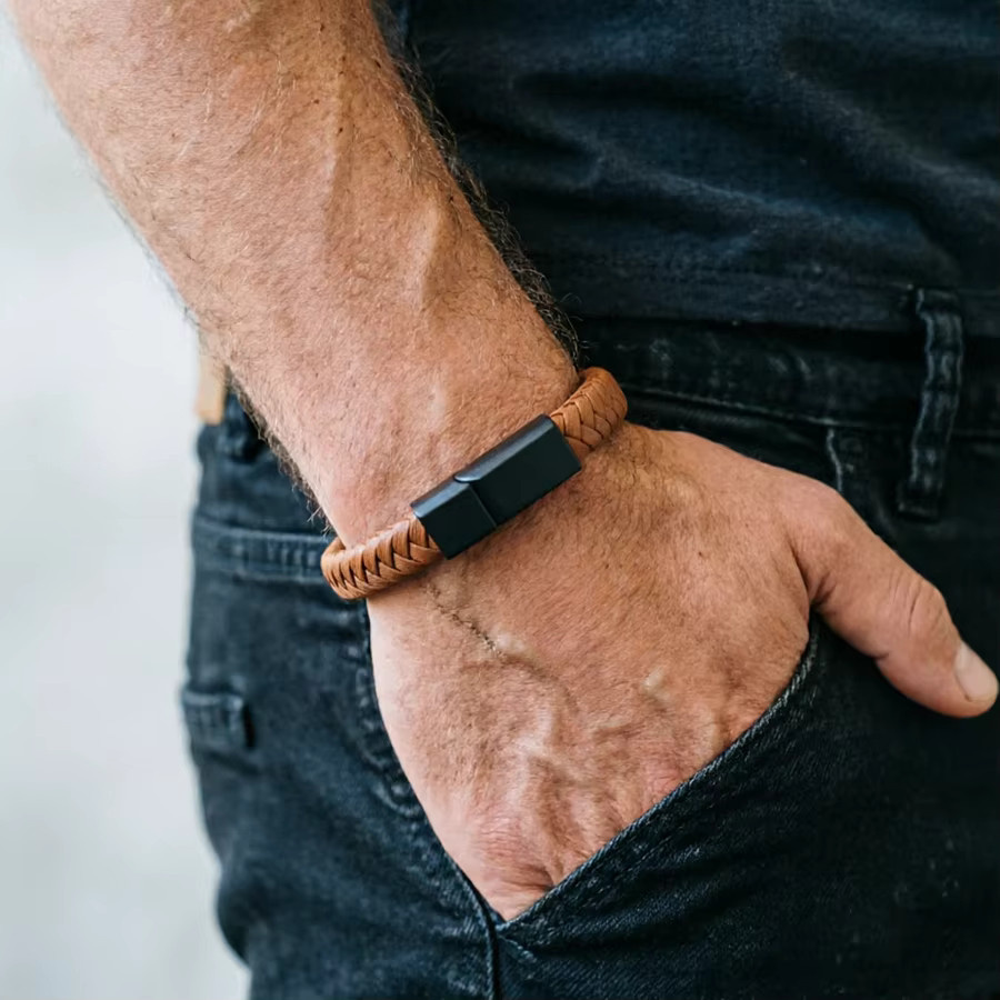 Noter Lederarmband, Herren - Bild 2