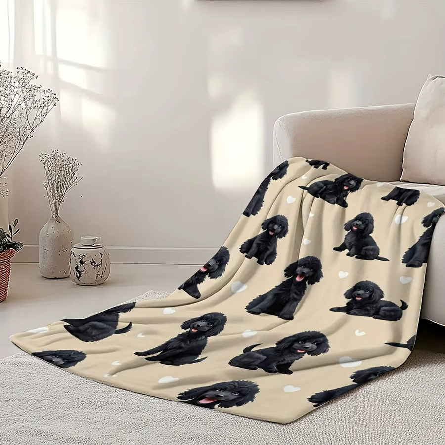 VIKAMA Hundeliebe Fleece-Decke in Beige - Bild 3