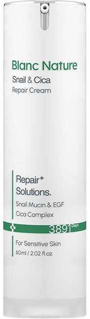 Blanc Nature Schnecken & Cica Repair Creme, 60 ml, Gesichtspflege - Bild 1