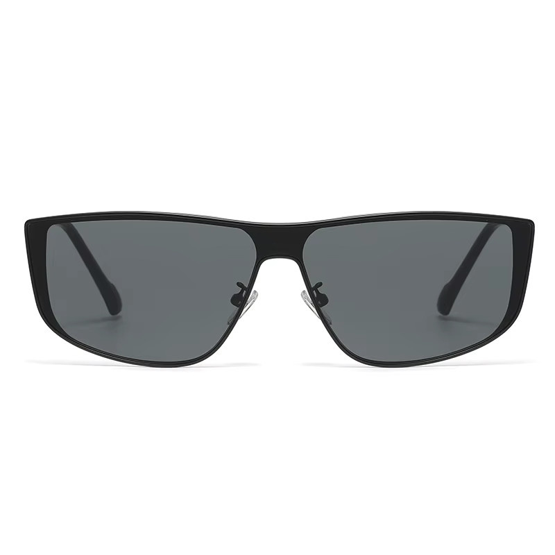 Sonnenbrille Aviator, Metall, Vollrand, Schwarz - Bild 3