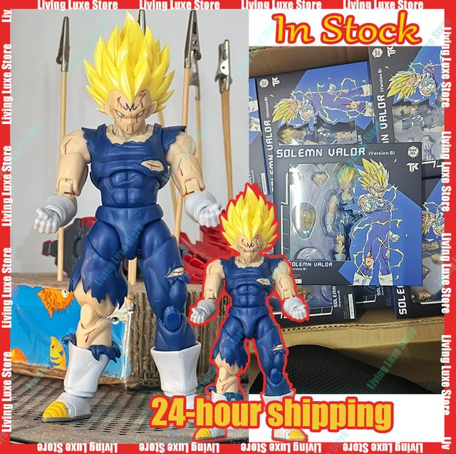 Bandai Dragon Ball SHF Super Saiyan SSJ Majin Vegeta Full Power, Actionfiguren, ab 14 Jahren - Bild 1