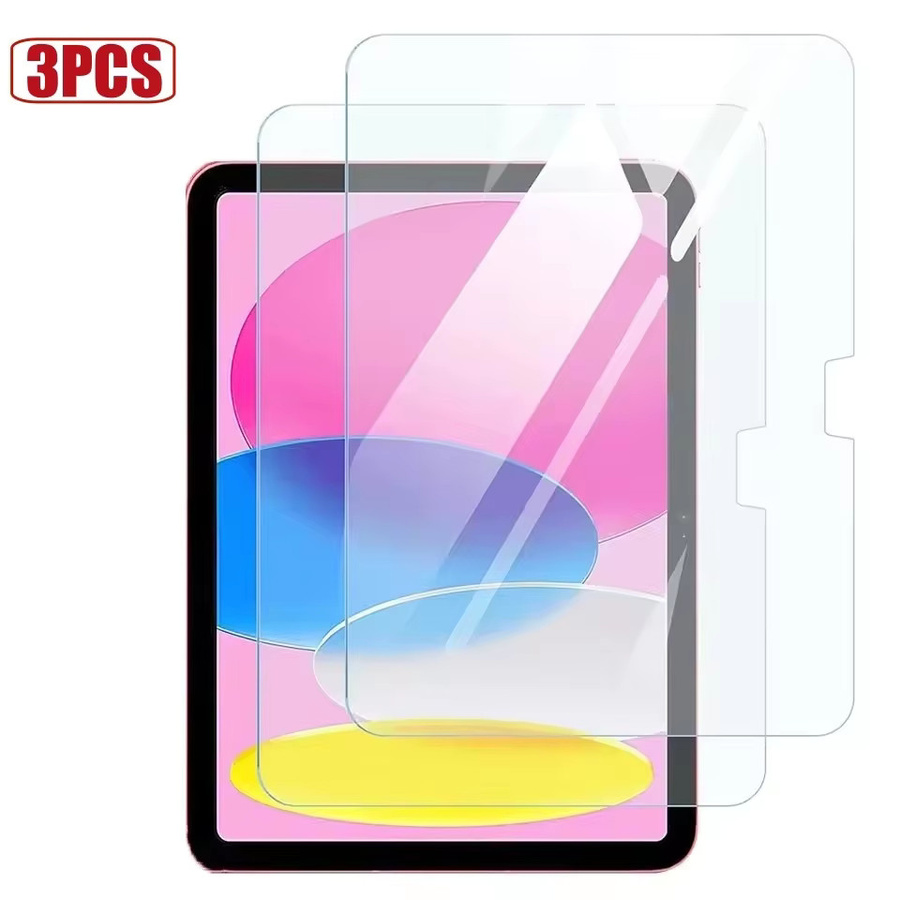 3er-Pack Displayschutzfolie aus gehärtetem Glas für Apple iPad Pro, Air und Mini in Transparent - Bild 2