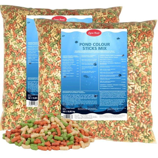 Lyra Pet Lyra Pond Colour Sticks Mix Fischfutter, Mehrfarbig, 2x 850 g - Bild 1