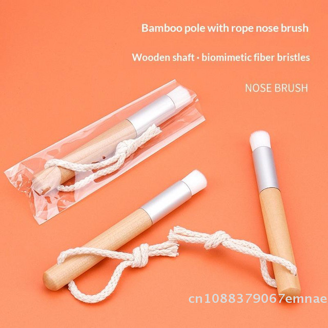 ZYAS Wimpernreinigungsbürste mit Bambusstiel, Unisex - Bild 1