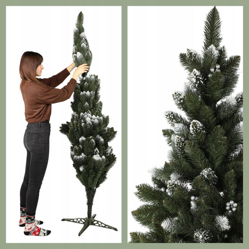 KADAX Künstlicher Weihnachtsbaum Diamond Pine Kiefer in Silber, Höhe: 180 cm - Bild 11