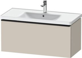 Duravit Waschtischunterschrank D-Neo wandhängend in Weiß und Beige matt, B/T/H: 98,4 x 45,2 x 44,0 cm - Bild 1