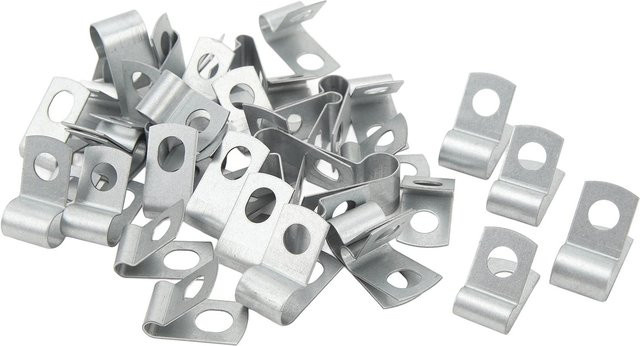 Neoglint Brems- und Kraftstoffleitungsclips aus Stahl in Grau und Silber für 3/16 Zoll, 1/4 Zoll, 5/16 Zoll und 3/8 Zoll - Bild 1