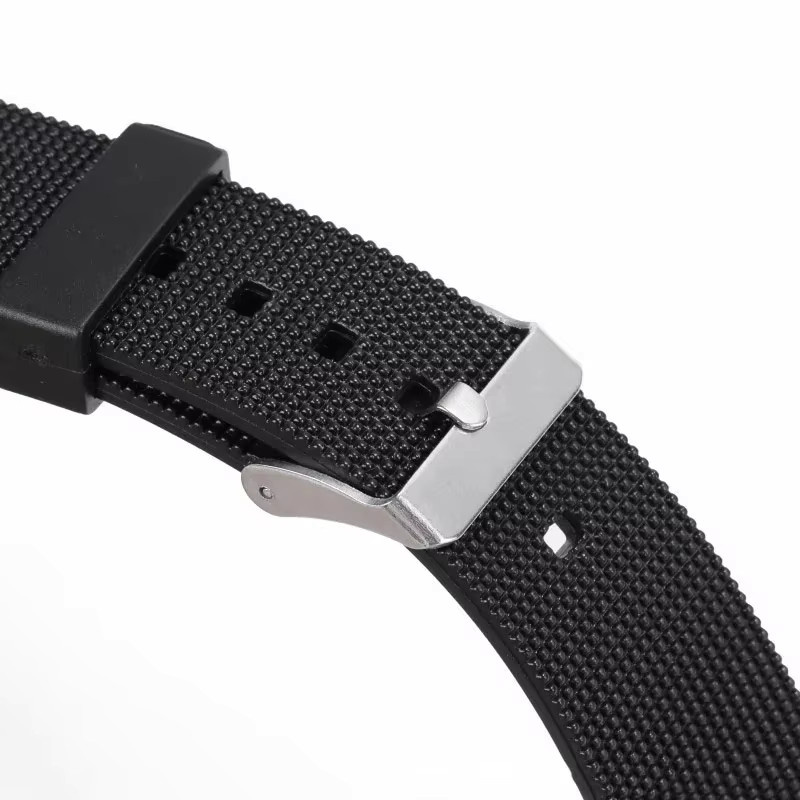 VNWCT Uhrenarmband, Kunststoff, Schwarz, Unisex - Bild 2