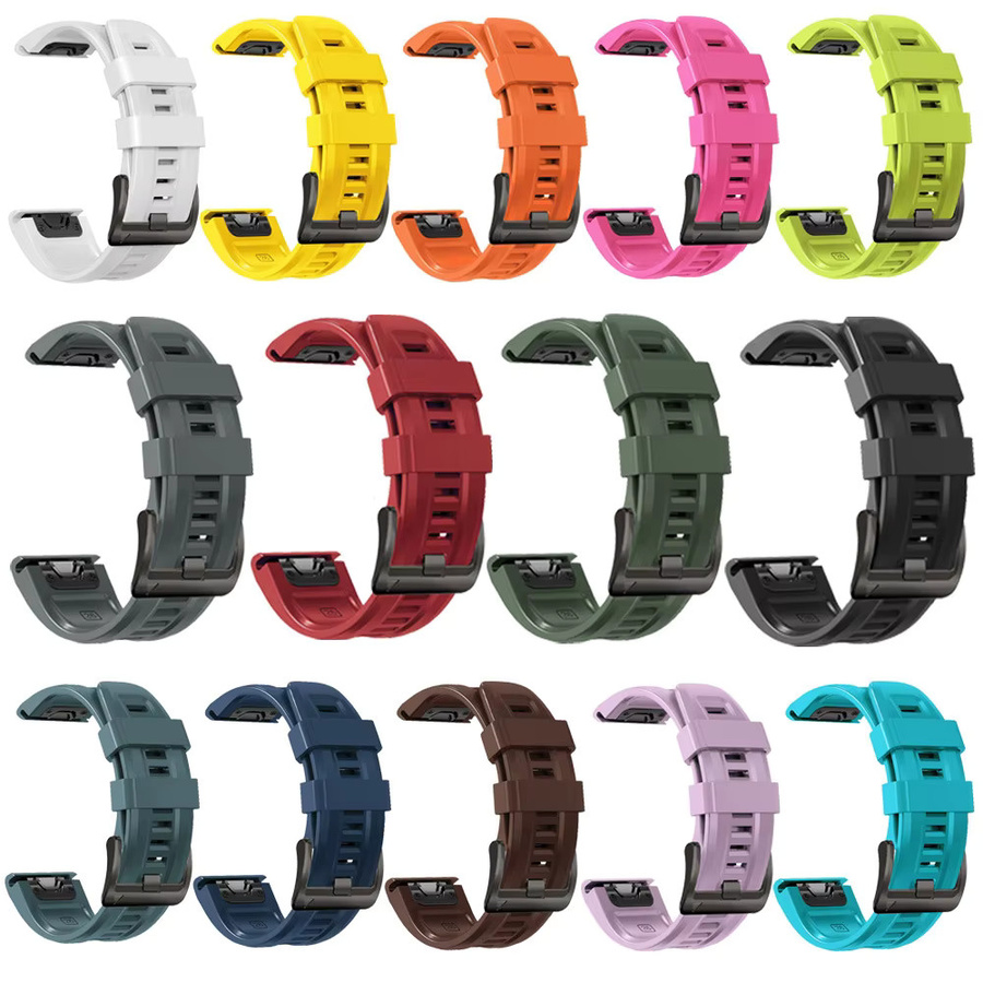 QuickFit Silikon-Armband, 22/26 mm, Garmin Quatix Fenix 8 Descent MK1 MK2 MK2i MK3i - Bild 2
