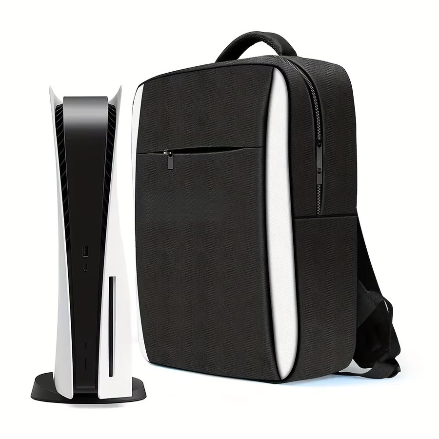Sony PS5 Reiserucksack in Schwarz für Konsole und Zubehör als schützende Tragetasche - Bild 6