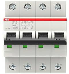 ABB S204M-K32 Leitungsschutzschalter 32A 400V Grau 2CDS274001R0537 - Bild 1