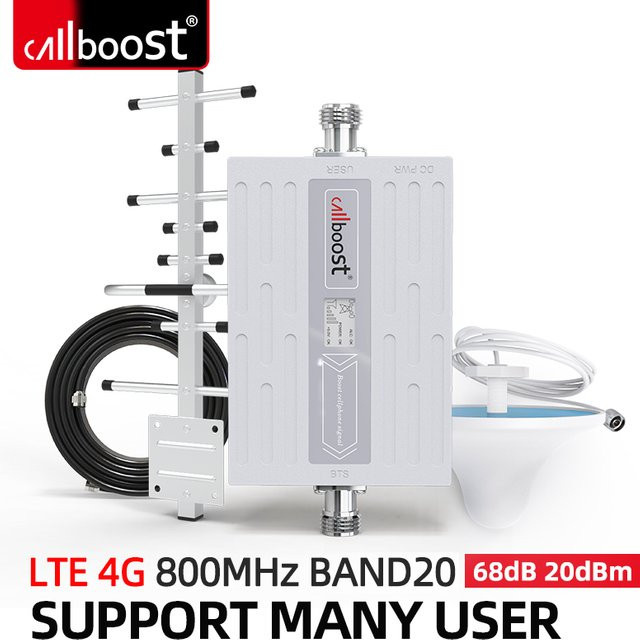 Callboost 800 MHz LTE Handy-Mobilverstärker für 4G/LTE Signale mit Band 20 Unterstützung - Bild 1