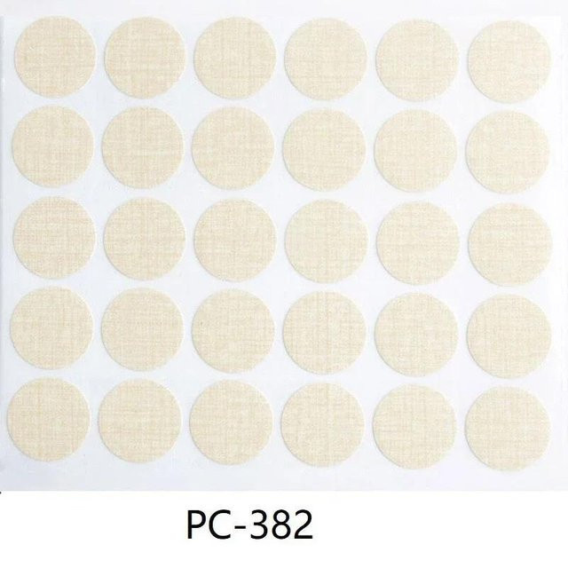 54 Stück selbstklebende Möbel-Schraubenkappen aus PVC in Beige von Binchi Outdoor Product zur dekorativen Abdeckung von Holz, Schreibtisch und Schrank - Bild 1