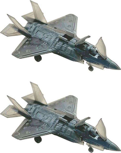 SHUAICHI F-35B Stealth-Kampfflugzeug-Modell, Flugzeugbausatz, 2-teiliges Set, 1:350, Harz - Bild 1