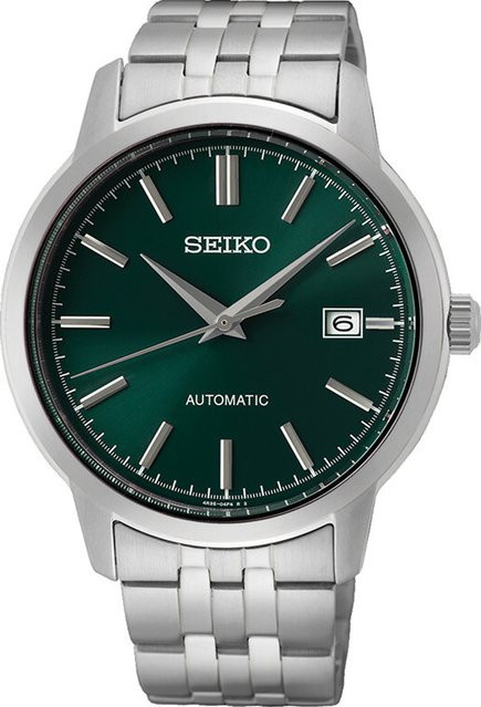 Seiko Armbanduhr Automatik, Edelstahl, Grün, 41 mm, Herren - Bild 1