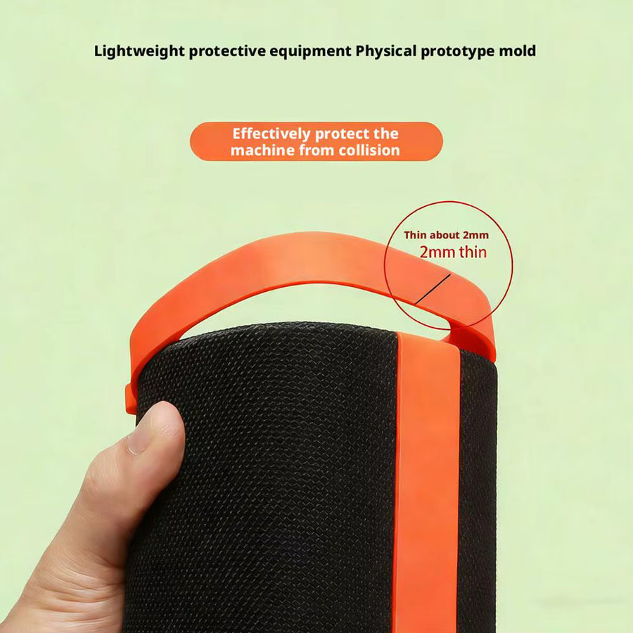 Kratzfeste Silikonhülle für Xiaomi Sound Party Audio-Geräte in Schwarz oder Orange - Bild 2