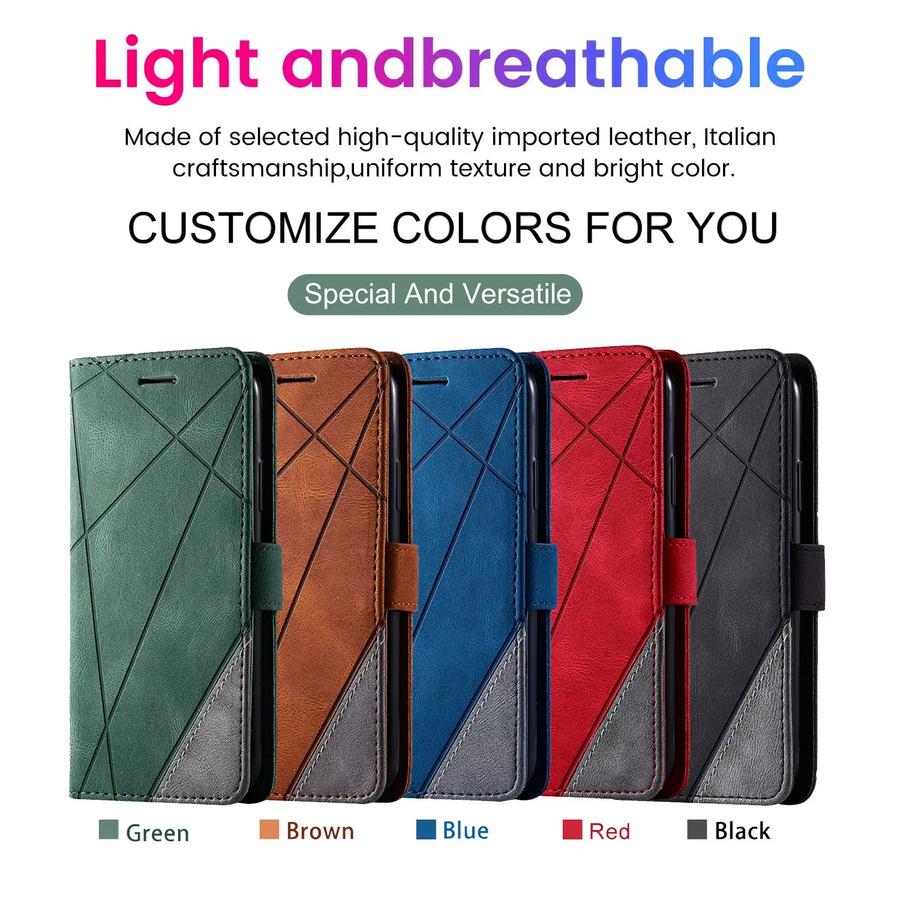 Leder Flip Case Brieftasche mit Kartenfächern und Standfunktion für Google Pixel 6 7 8 9 10 Pro XL und Pixel 6A 7A 8A 9A in Schwarz und Blau - Bild 6