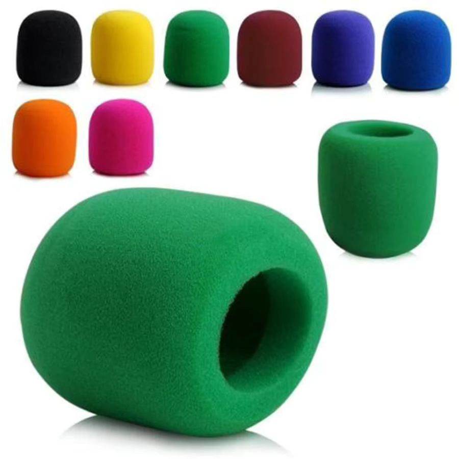 Waschbares Mikrofon-Windschutz-Set aus Schaumstoff in Mix-Farben für DJ und Bühne - Bild 4