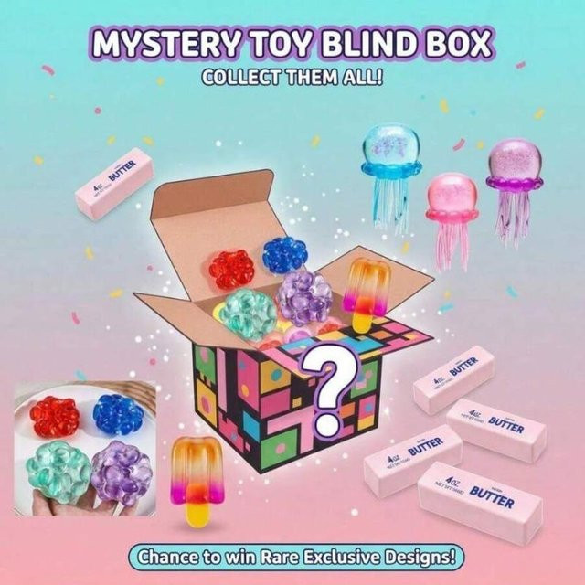 Topmix Squishy Mystery Box, Knetspielzeug, 2+ Stück, ab 12 Jahre - Bild 1