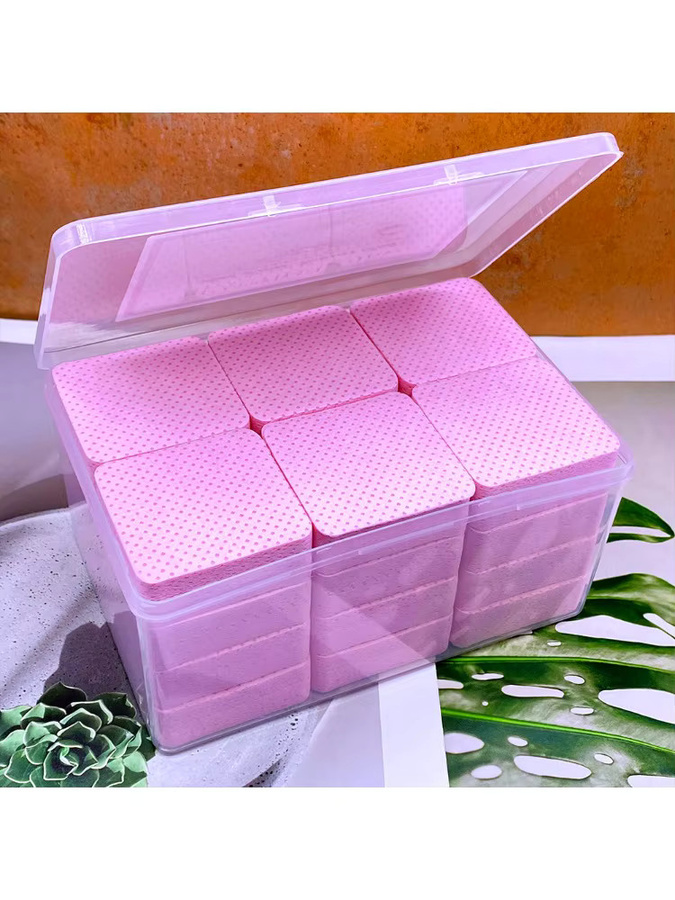 Mollie Lipper Reinigungspads aus Baumwolle für Wimpernkleber-Entferner, 200 Stück - Bild 4