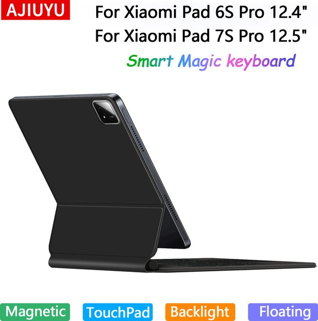 Xiaomi Magische Tastatur mit Trackpad für Xiaomi Pad 6S Pro 12,4 Zoll in Schwarz - Bild 1