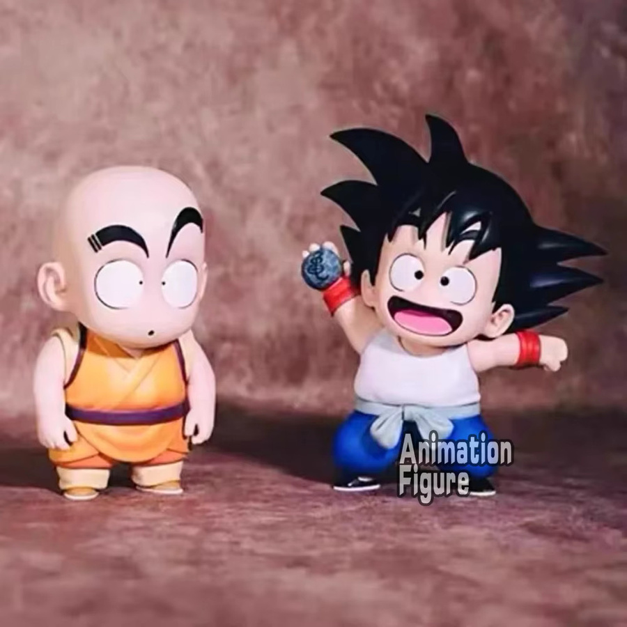 Bandai Dragon Ball Z Kindheits-Goku Krillin, Actionfiguren, PVC-Statue - Bild 2