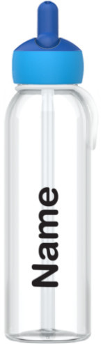 Mepal Wasserflasche Flip-up in Blue mit individuellem Namen - Bild 1