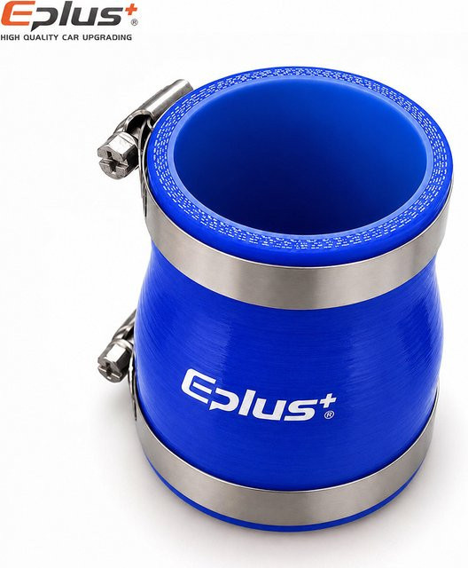 Eplus+ Blauer Silikon-Kupplungsadapter für Auto-Kühler und Turbo-Ladeluftkühler, Universeller Silikagel-Schlauch als Gerader Adapter - Bild 1