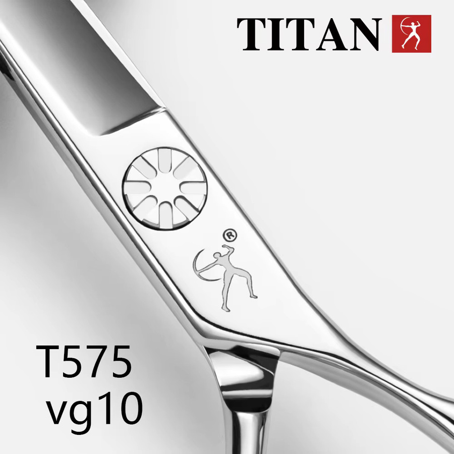 Titan Hirdl Friseurschere, 5,75 Zoll, VG10 Stahl, Unisex - Bild 2