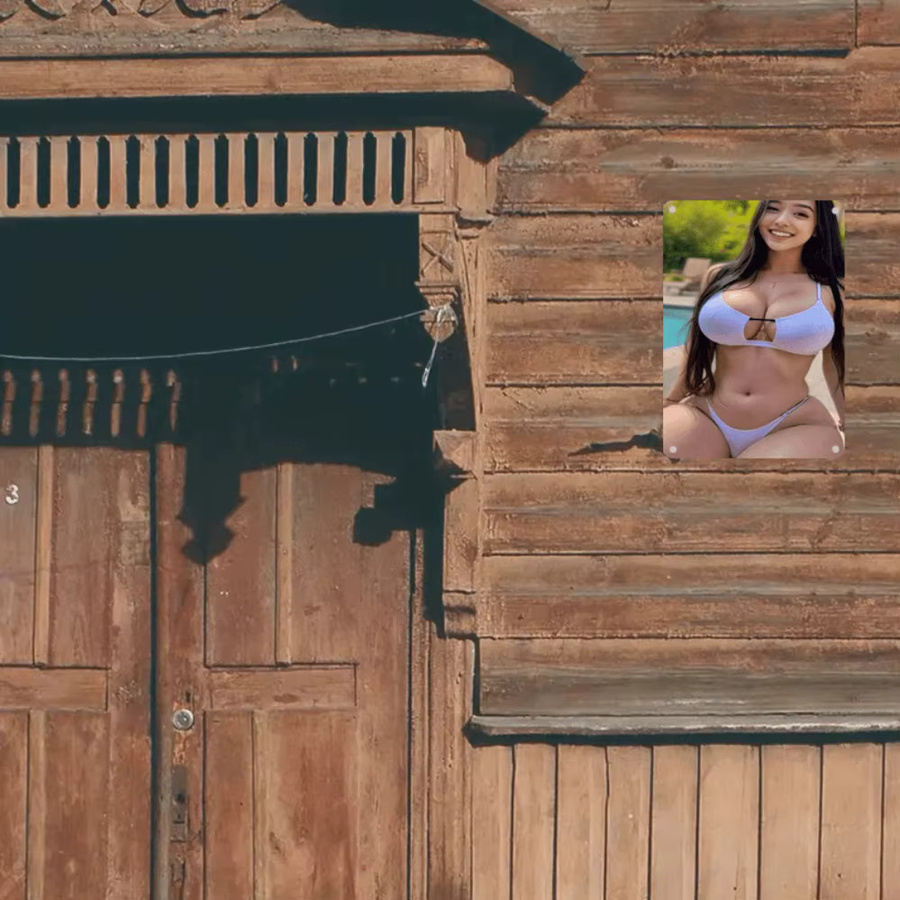 Vintage Metall Wandkunst Bikini Mädchen mit Klebeaufkleber für dein Beach House Dekor in Mehrfarbig - Bild 2