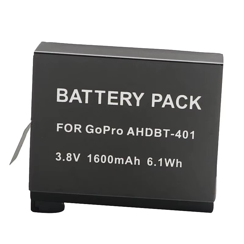 Wiederaufladbarer Lithium-Ionen-Akku mit 1600 mAh für GoPro Hero 4 Kamera in Schwarz - Bild 2