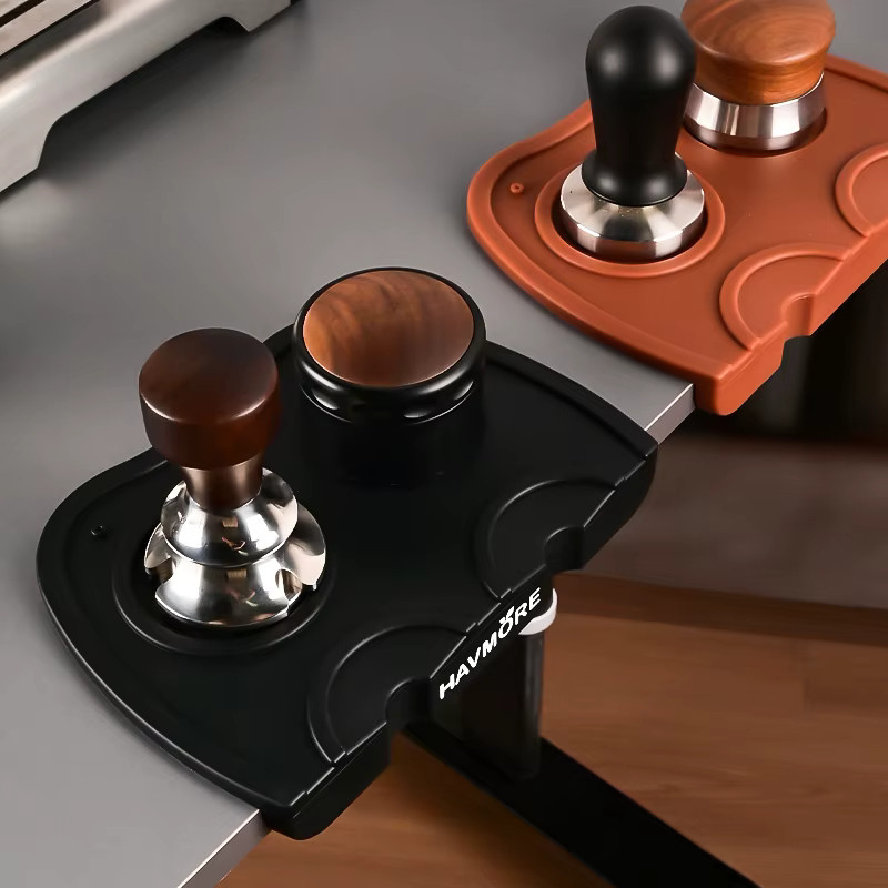 EAKOERS Espresso Kaffee Tamping Matte aus Silikon in Schwarz oder Braun, rutschfeste Tamper Matte für Kaffee - Bild 5