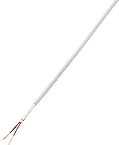 TRU Components Alarmkabel LiYY 2 x 0,14mm² Weiß 50m - Bild 1