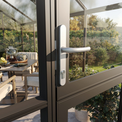 KGT Gewächshaus Galant IV in Anthrazit-Grau mit 8,8 m² Fläche und 10 mm HKP, B/L/H: 2,16 x 4,08 x 2,38 m - Bild 7