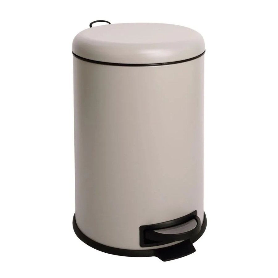 Svita T20 Treteimer Abfalleimer aus Edelstahl mit herausnehmbarem Inneneimer, Taupe, Volumen: 20 l - Bild 2