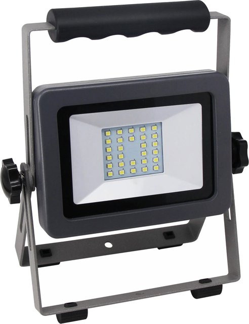 LED-Baustrahler Flare 20 W Arbeitsleuchte mit Ständer in Silber-Anthrazit (IP 65) - Bild 1