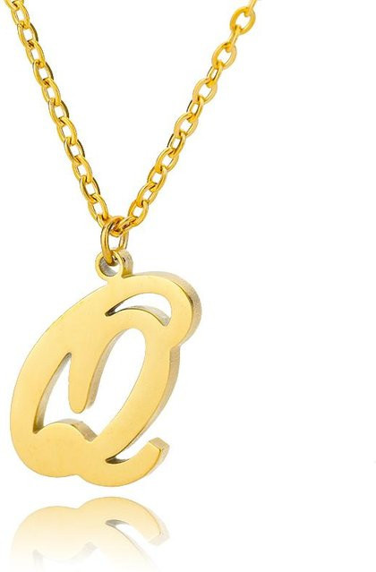 Halskette Edelstahl, Gold, Damen, 45 cm - Bild 1