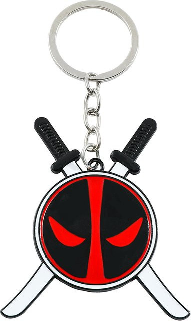 Bandai Deadpool Maske Schlüsselanhänger, Metall, Emaille, Unisex - Bild 1