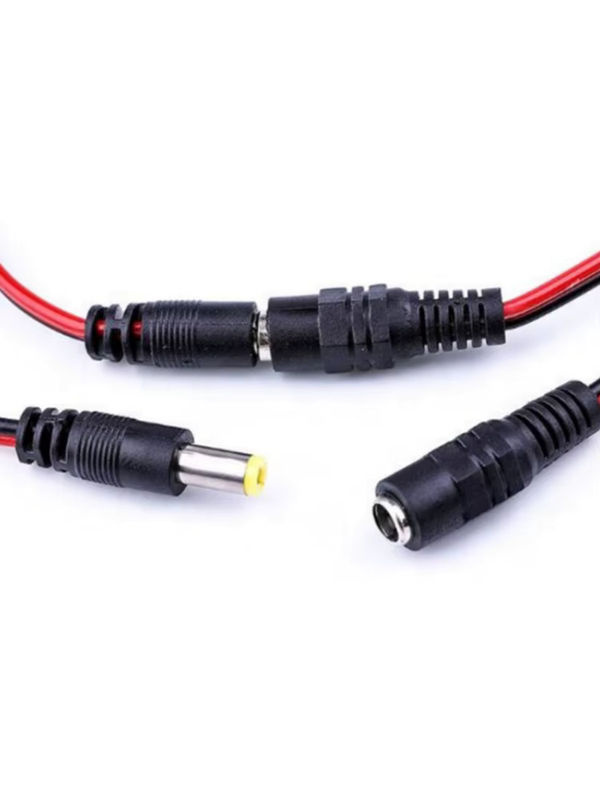 HONGPOE 10er Set DC Stecker und Buchse Kabel zur Verlängerung für 12V LED-Streifen, Maße: 5,5 x 2,1 mm - Bild 6