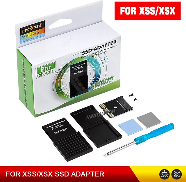 Pogopirate M.2 NVMe 2230 SSD Adapter für Xbox Series X/S Erweiterungskarte in Schwarz - Bild 1