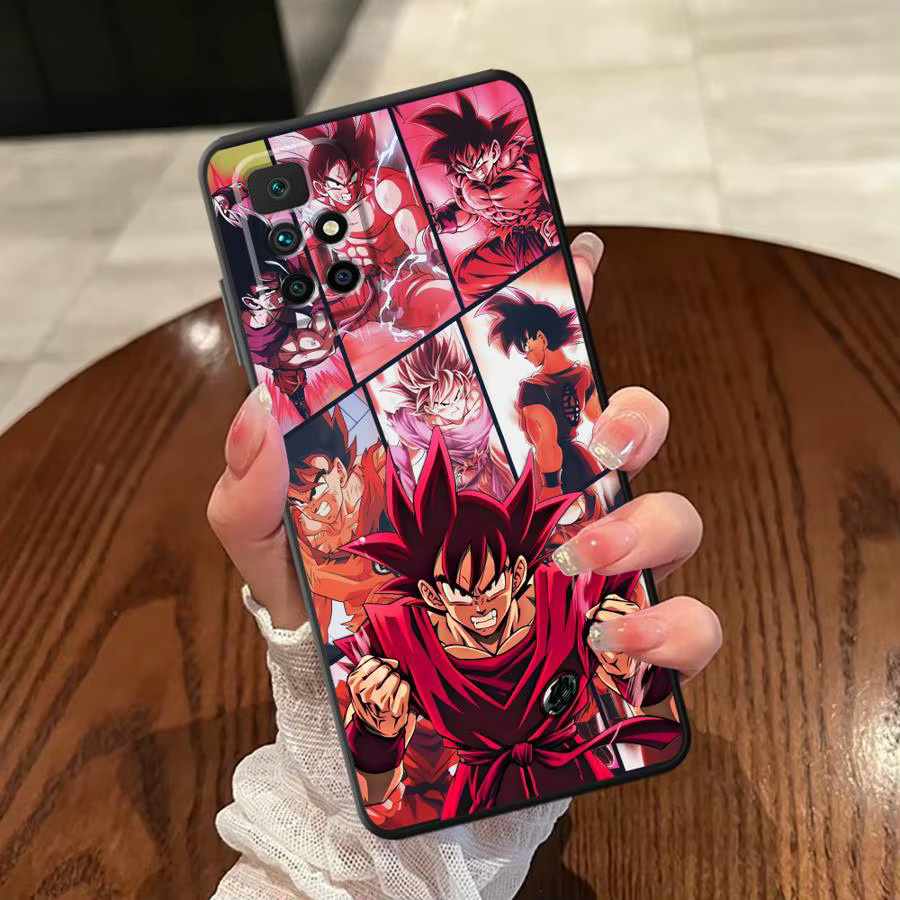 Schwarze weiche Handyhülle im Anime Dragon Ball Design für Xiaomi Redmi 9 A5 12C A4 K40 K80 Pro A1 A2 Plus 10 14C 13C A3 - Bild 3